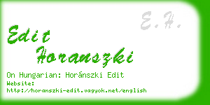 edit horanszki business card